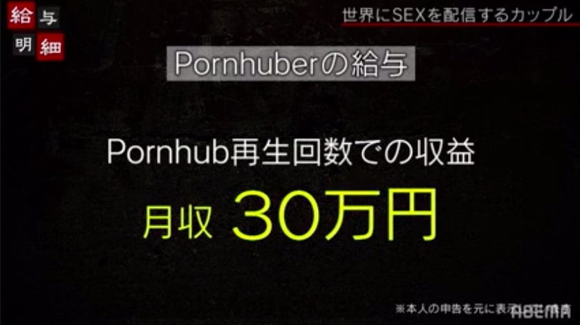 月入 400 萬！日本情侶全職做 Pornhuber