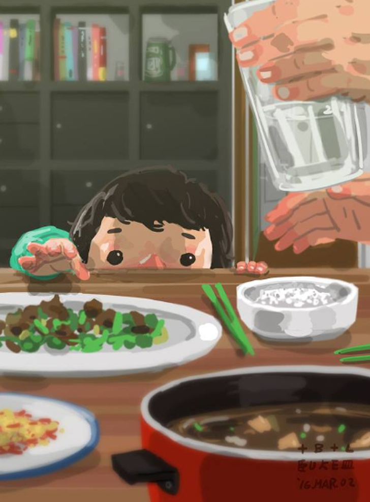 單親爸爸插畫家的育兒紀錄引 31 萬分享
