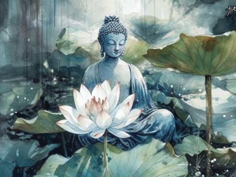 借花獻佛典故