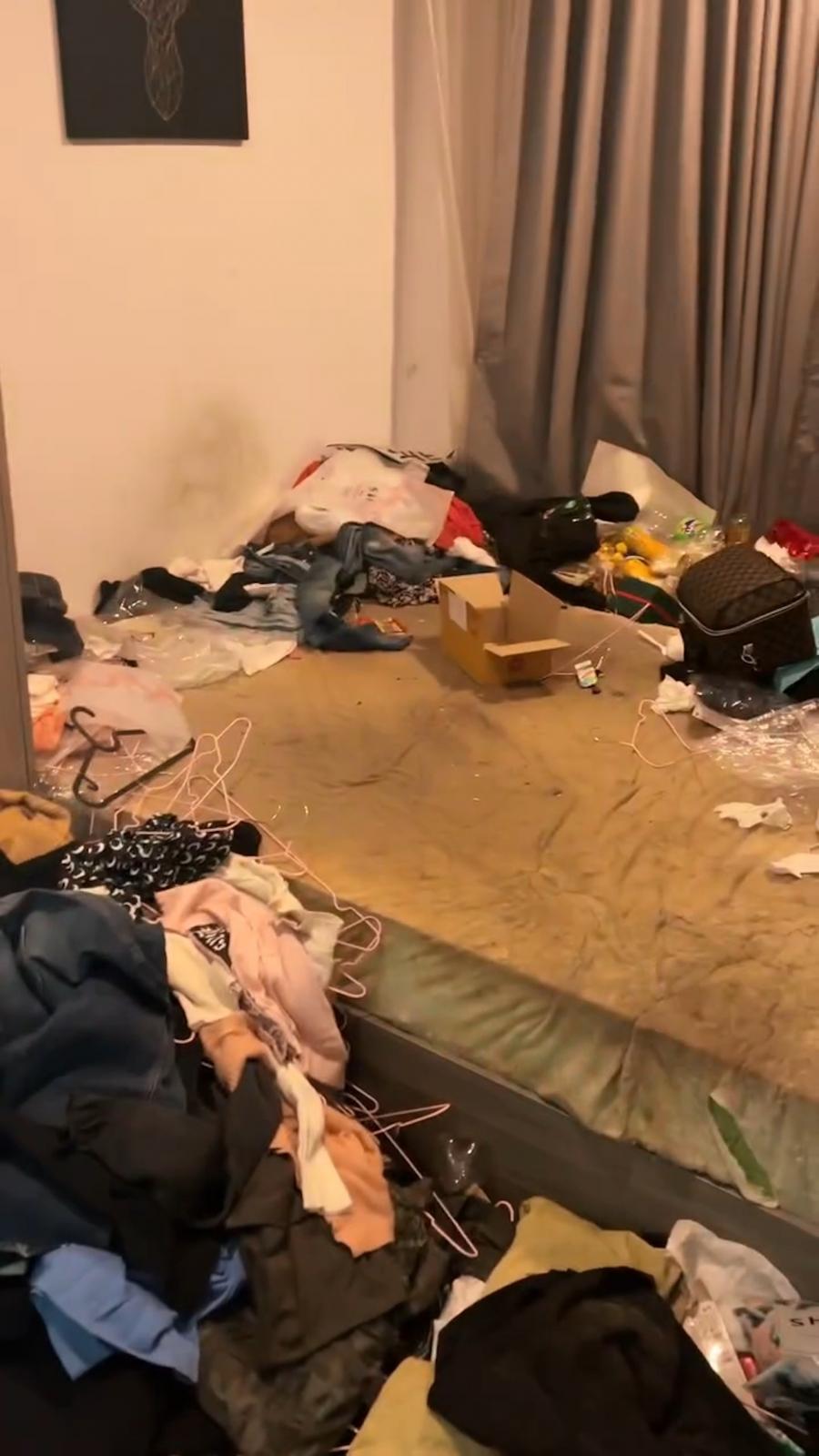 美女租霸欠租及堆滿垃圾糞便