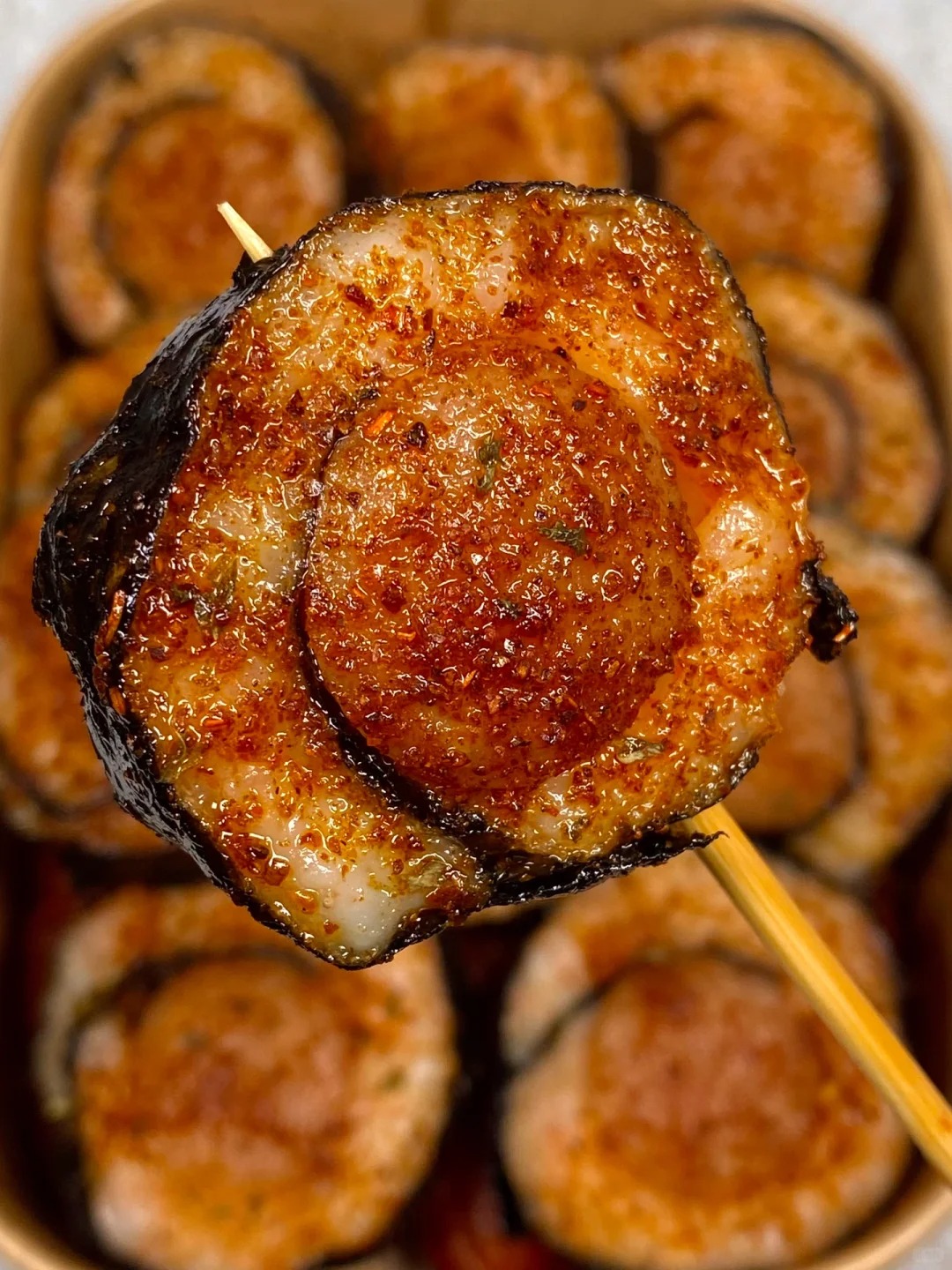 食譜：蝦滑肉腸卷