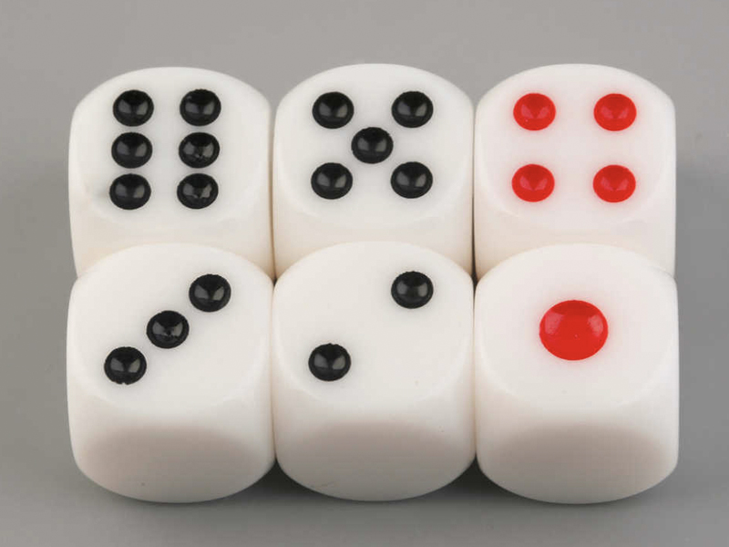 骰子為什麼一點和四點是紅色？