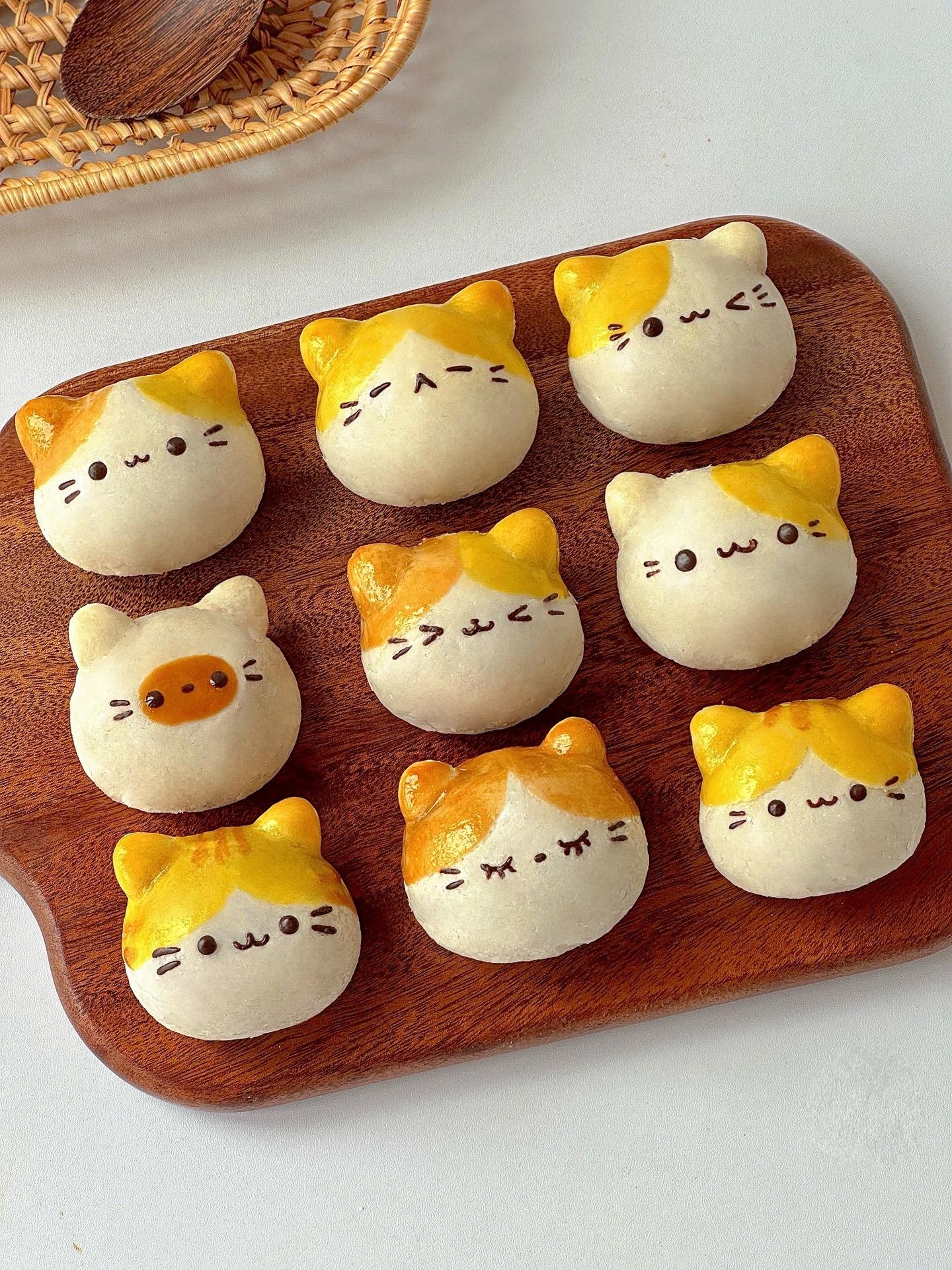 貓咪蛋黃酥 (附教程)