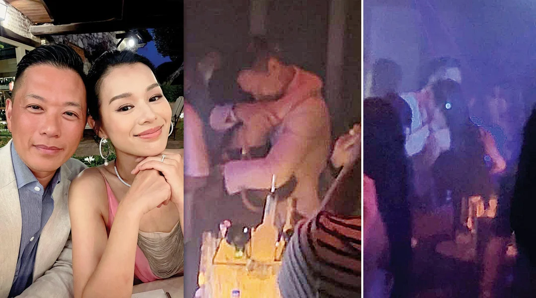 胡杏兒老公背妻夜店攬錫索女
