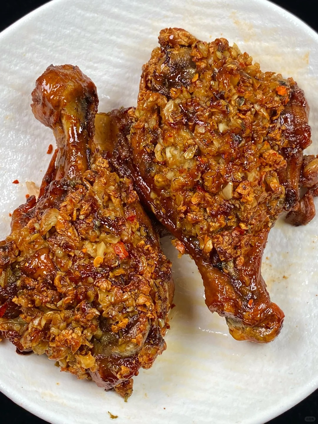 蒜香黄油鸡腿