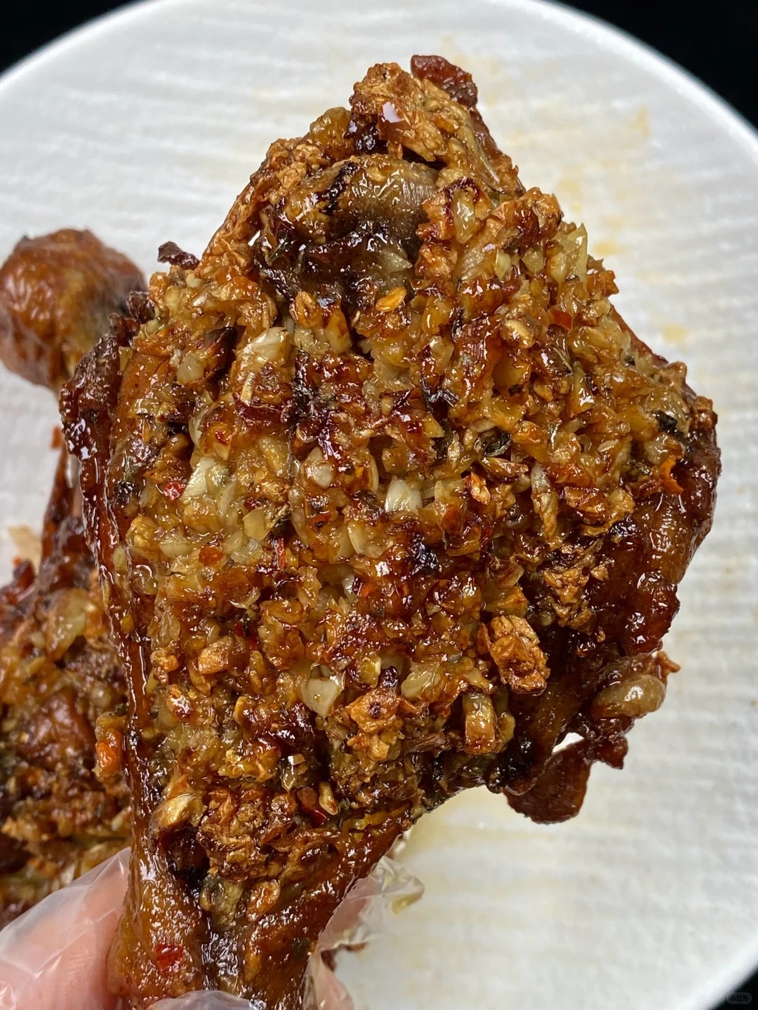 蒜香黄油鸡腿