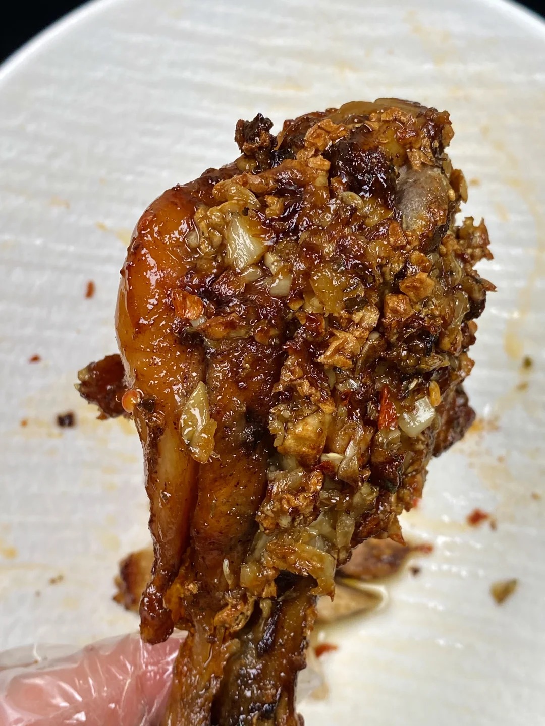 蒜香黄油鸡腿