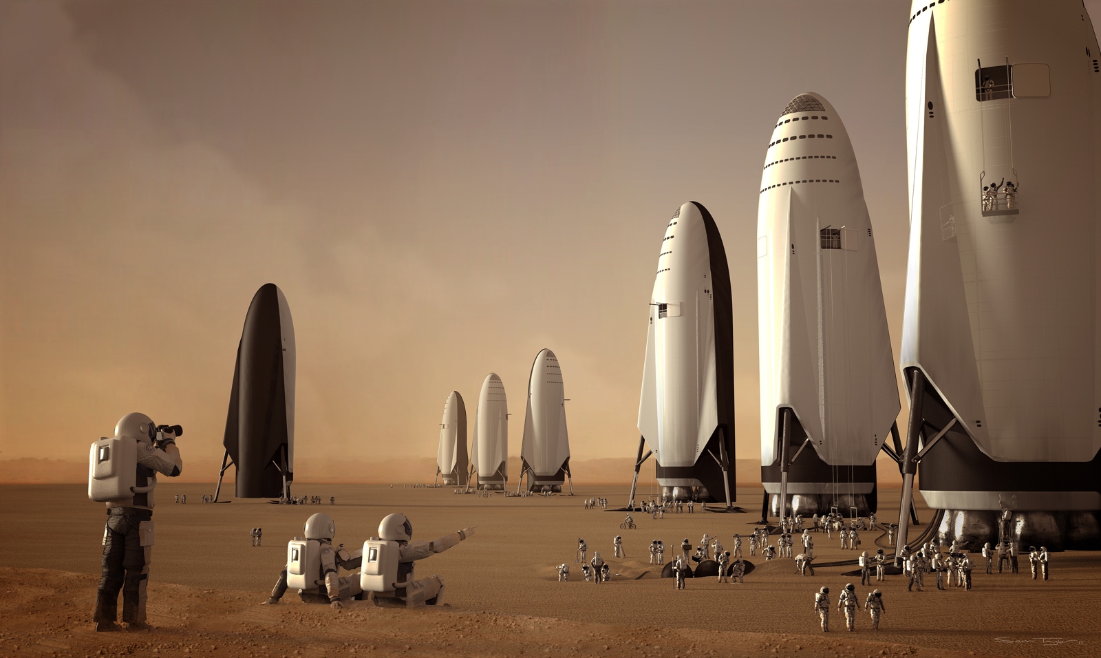 Elon Musk 宣布 打造火星文明